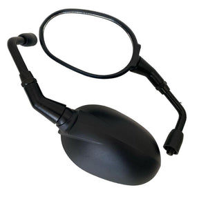 Par Retrovisor Modelo Triumph Tiger 800 Oval Fixo Longo Rosca Yamaha/Honda