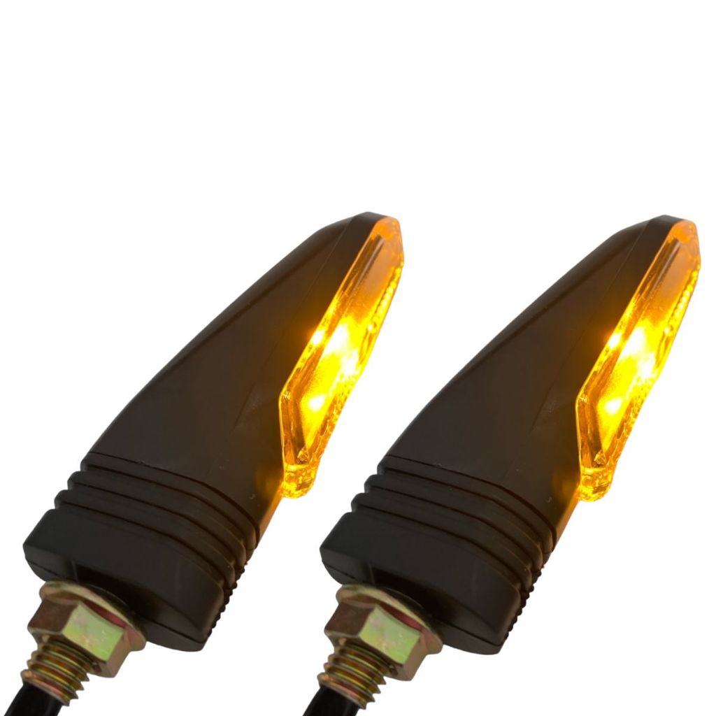 1x Par Pisca De Led Honda Cb 250F Twister Modelo Universal Com Parafuso