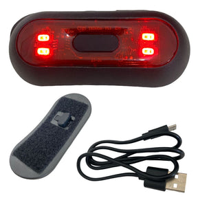 Luz De Led Brake Light Para Capacete Recarregavel Modelo Universal