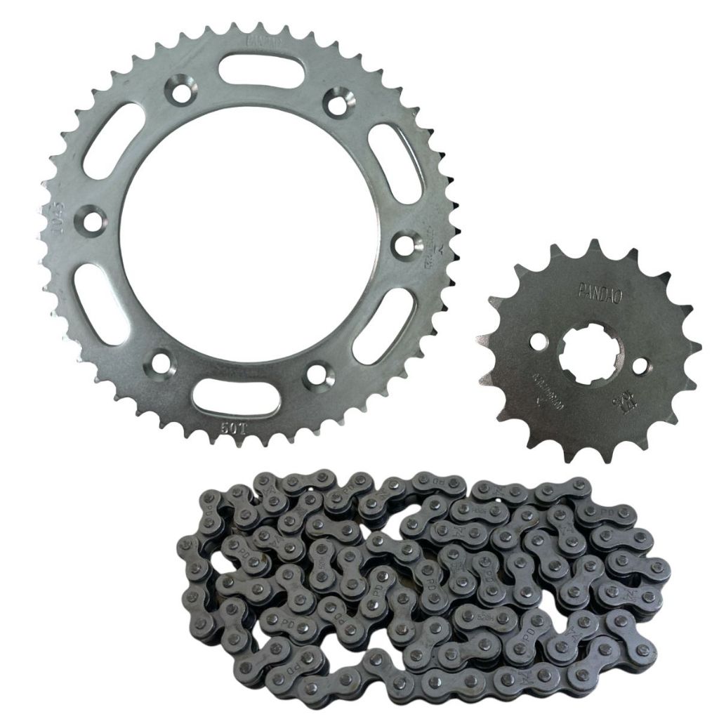 Kit Relação Transmissão Bros 150 Nxr 2003 Até 2008 Mod Original