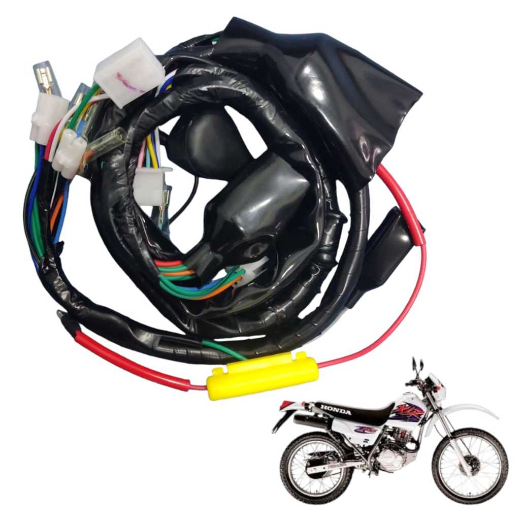 Fiação Principal Completa Honda Xlr 125 1997 1998 1999 2000 Mod Original