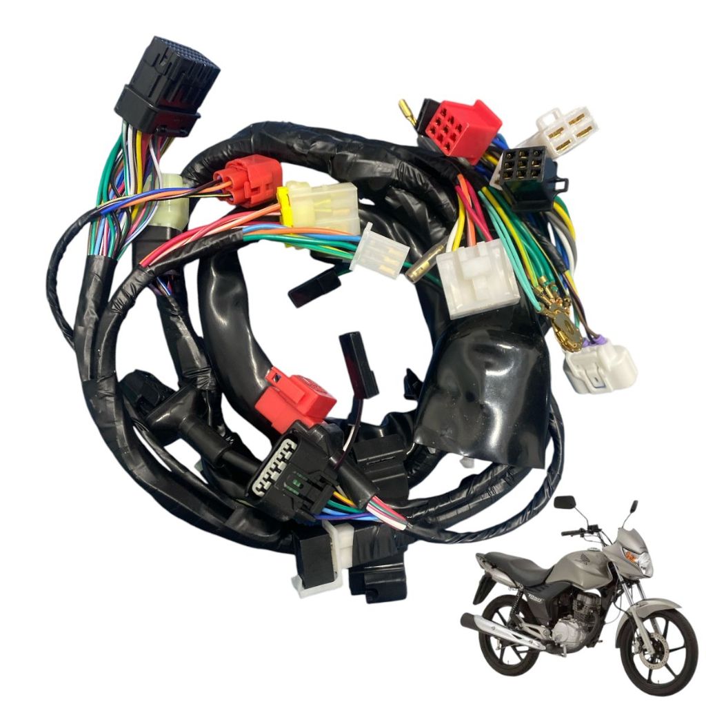 Fiação Principal Completa Honda Cg 150 Titan Mix 2009 2010 Ex 2010