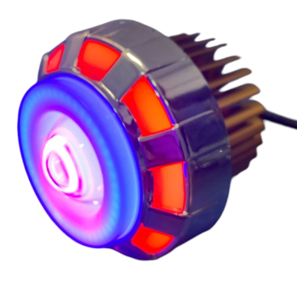Lâmpada Farol de Led Projetor Olho de Anjo Moto Universal Strobo