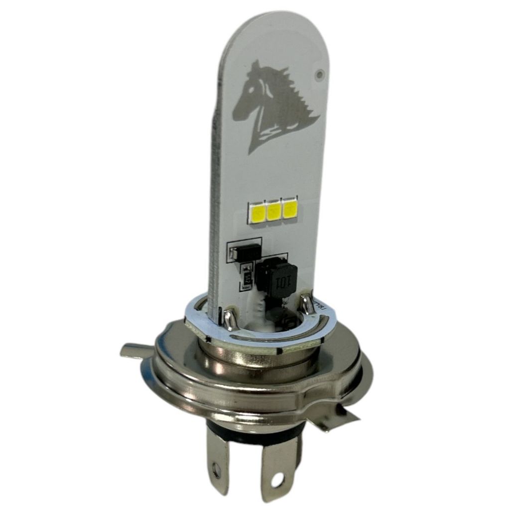 Lampada De Farol Encaixe H4 Super Led Strobo Cb 300 Titan Fan Start