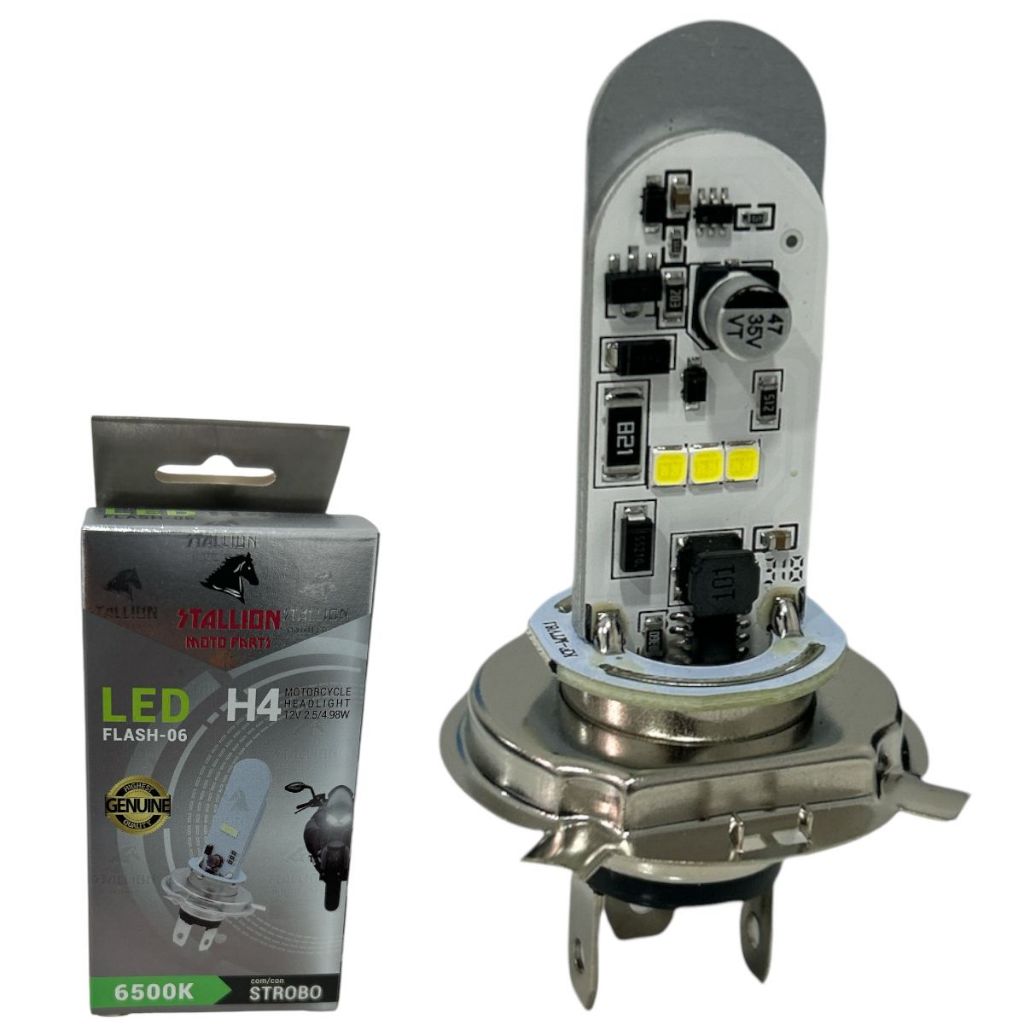 Lampada De Farol Encaixe H4 Super Led Strobo Cb 300 Titan Fan Start