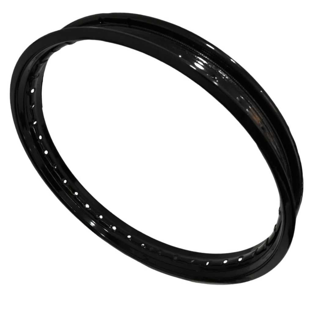 Aro De Ferro Dianteiro 18 X 160 Cg Fan Titan 125 1994 Em Diante Preto Brilhante