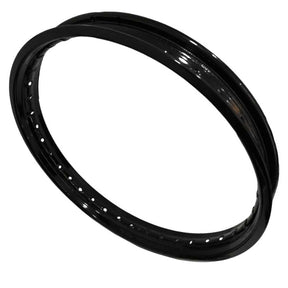 Aro De Ferro Dianteiro 18 X 160 Cg Fan Titan 125 1994 Em Diante Preto Brilhante