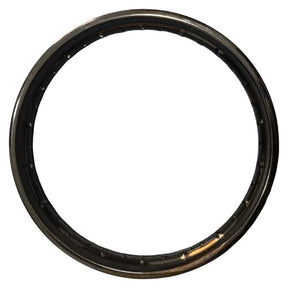 Aro De Ferro Traseiro 18 X 185 Cg Fan Titan 125 1994 Em Diante Preto Brilhante