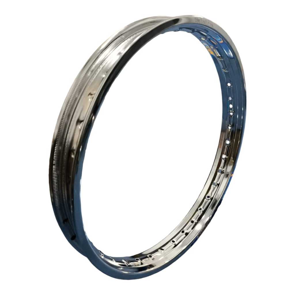 Aro De Ferro Dianteiro 18 X 160 Cg Fan Titan 125 1994 Em Diante Cromado