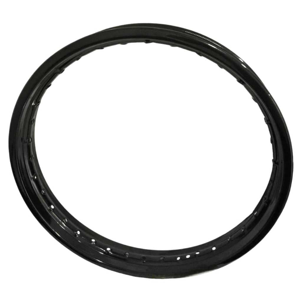 Aro De Ferro Traseiro 18 X 185 Cg Fan Titan 125 1994 Em Diante Preto Brilhante