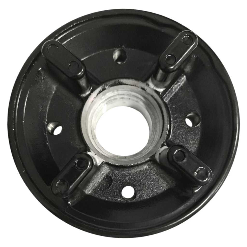 Flange Do Tambor De Freio Traseiro Fabreck Titan 160 Ex Esd 150 Ex Preta