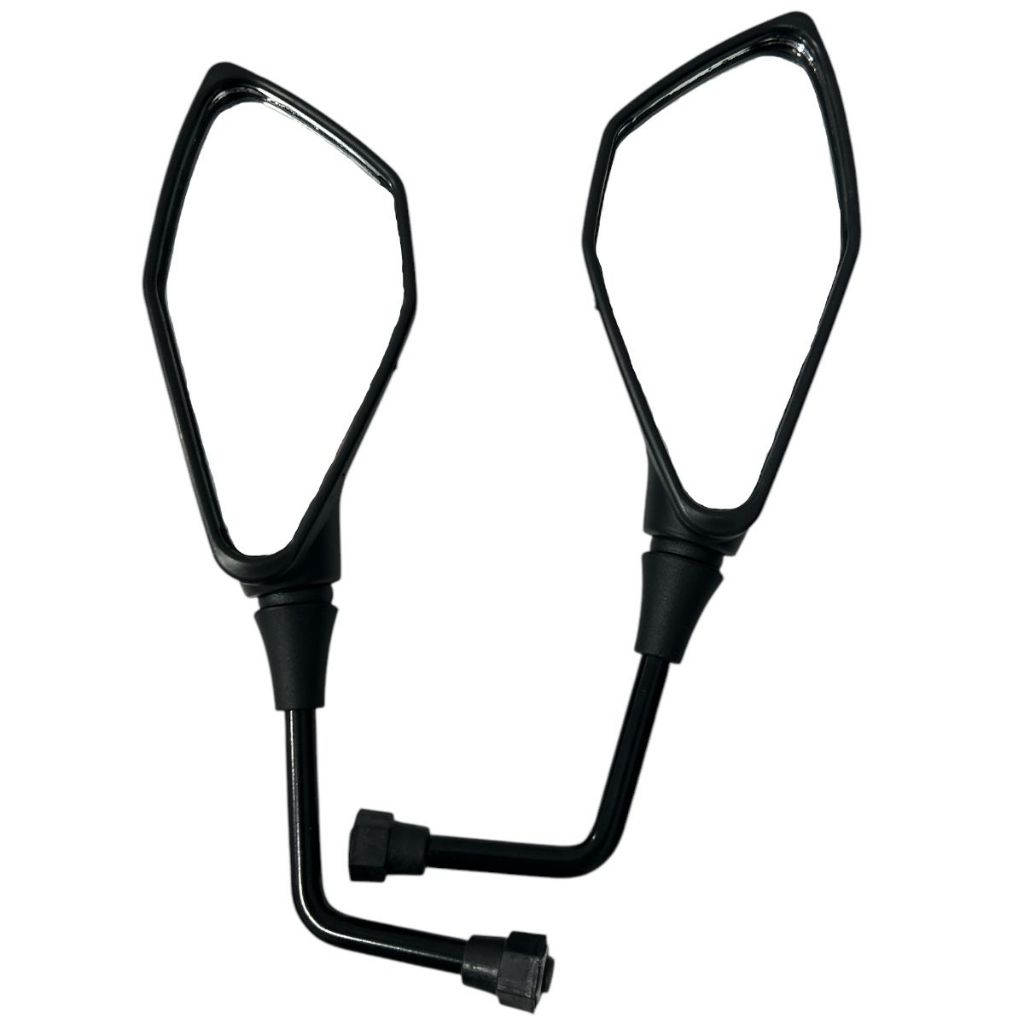 Par De Retrovisor Z400 Mini Rebaixado 90° Rosca Honda/Yamaha