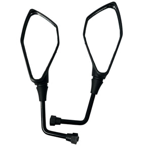 Par De Retrovisor Z400 Mini Rebaixado 90° Rosca Honda/Yamaha
