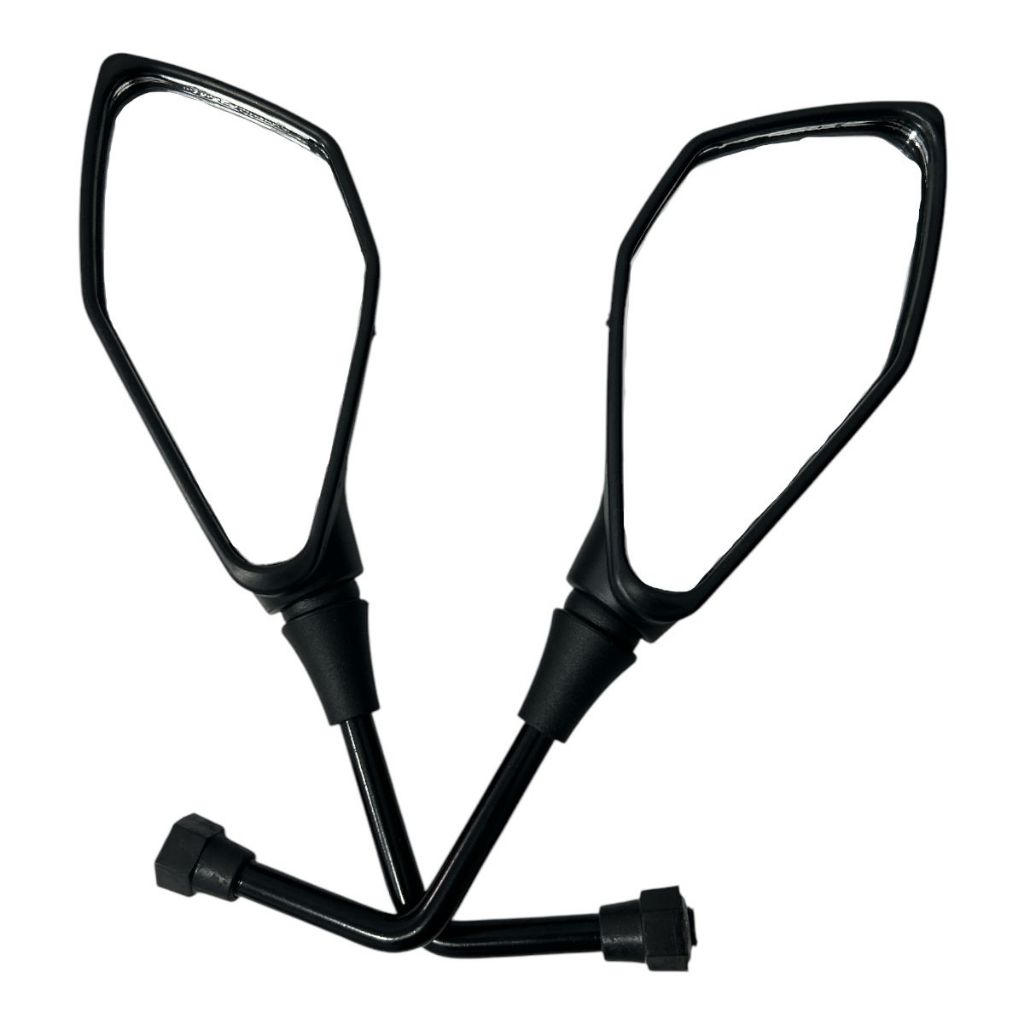 Par De Retrovisor Z400 Mini Rebaixado 90° Rosca Honda/Yamaha