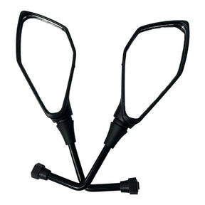 Par De Retrovisor Z400 Mini Rebaixado 90° Rosca Honda/Yamaha