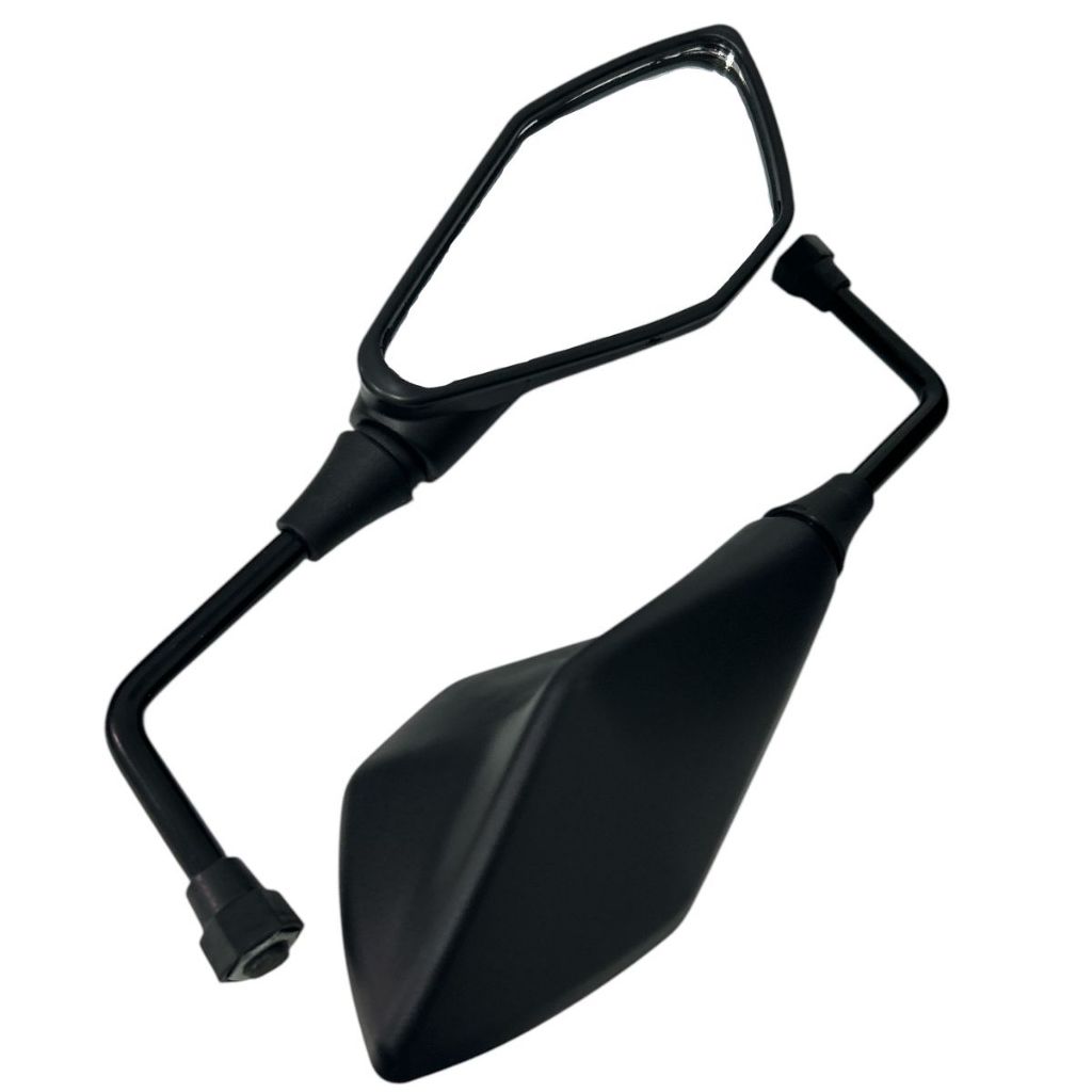 Par De Retrovisor Z400 Mini Rebaixado 90° Rosca Honda/Yamaha