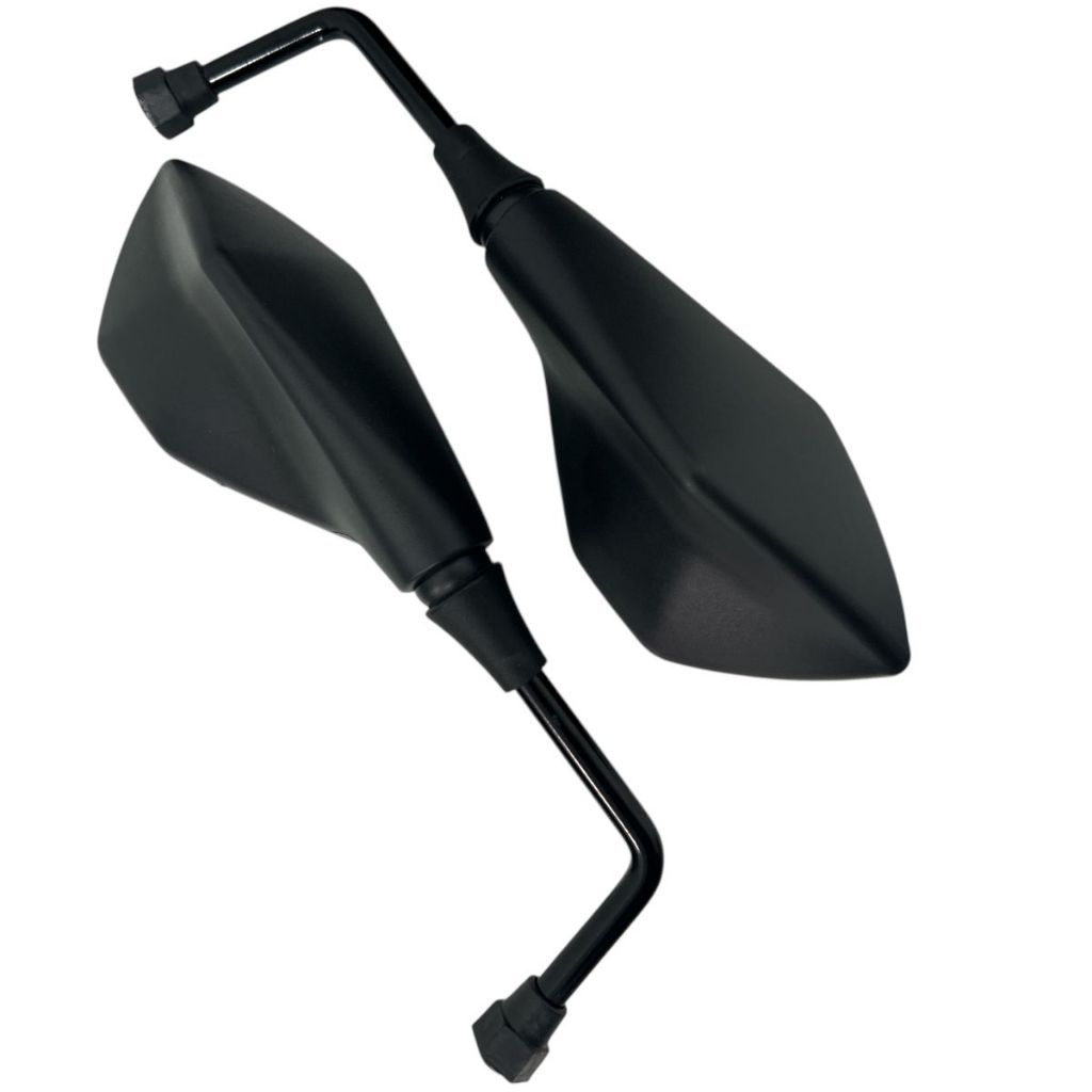 Par De Retrovisor Z400 Mini Rebaixado 90° Rosca Honda/Yamaha