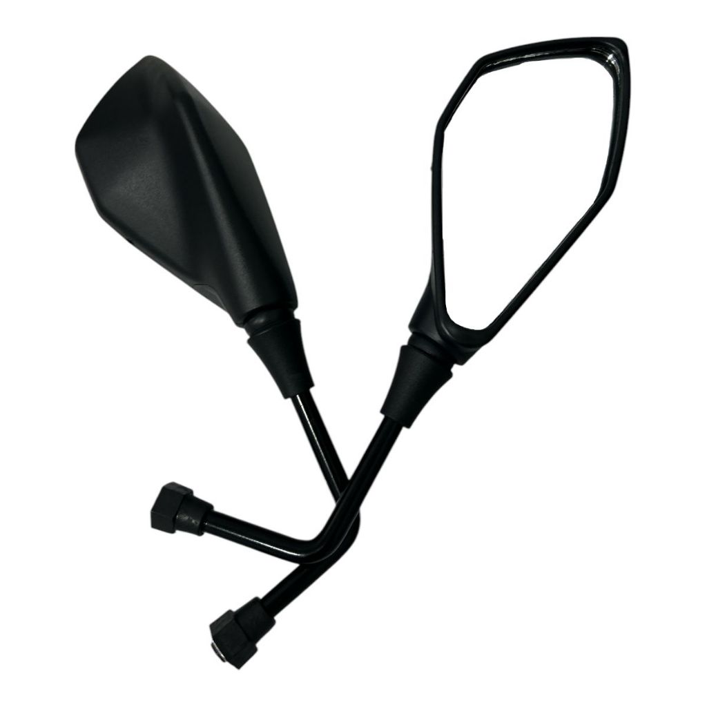 Par De Retrovisor Z400 Mini Rebaixado 90° Rosca Honda/Yamaha