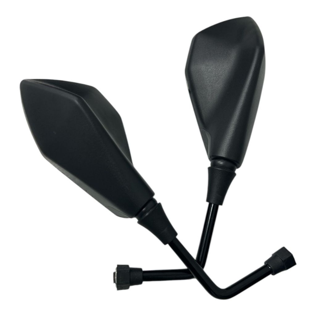 Par De Retrovisor Z400 Mini Rebaixado 90° Rosca Honda/Yamaha