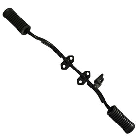 Estribo Completo Maciço Convencional + Borracha Pop 100 Até 2015 Mod Original