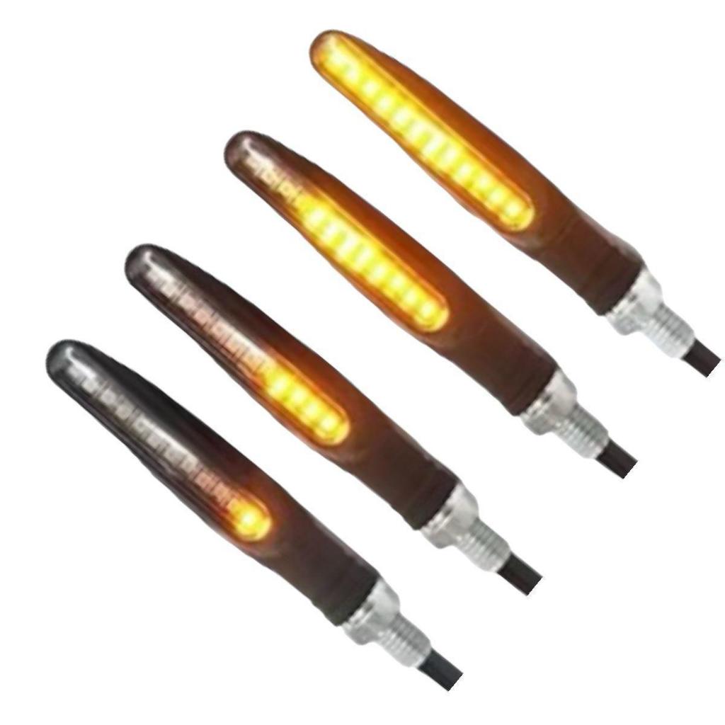 2 Pares De Pisca De Seta Sequencial Led Parafuso Modelo Universal