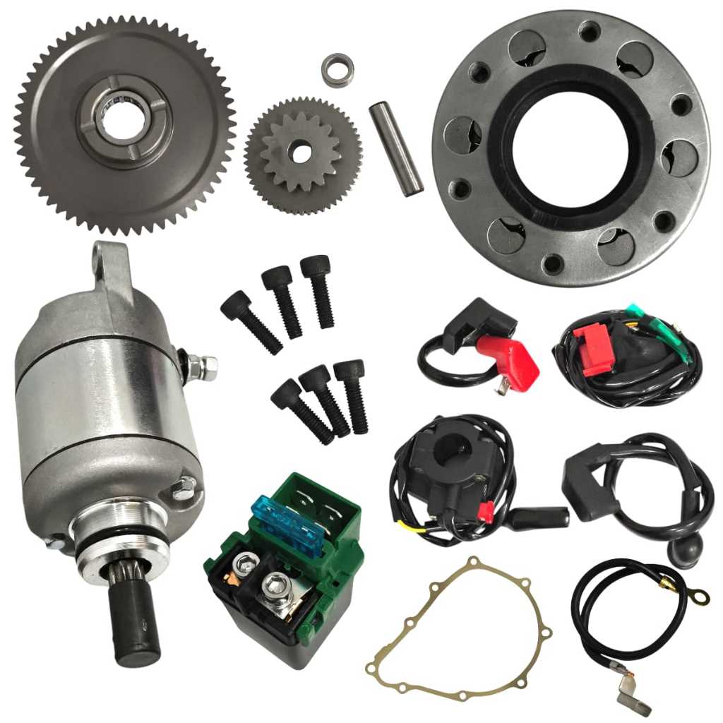 Kit Partida Elétrica Completa Titan 150 2004 Até 2008 Fan 125 2009 2010 2011 Até 2015 S/ Magneto