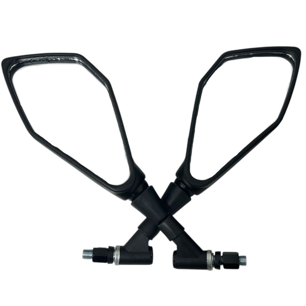 Retrovisor Modelo Z400 Articulado Giro 360° Haste Curta Rosca Honda