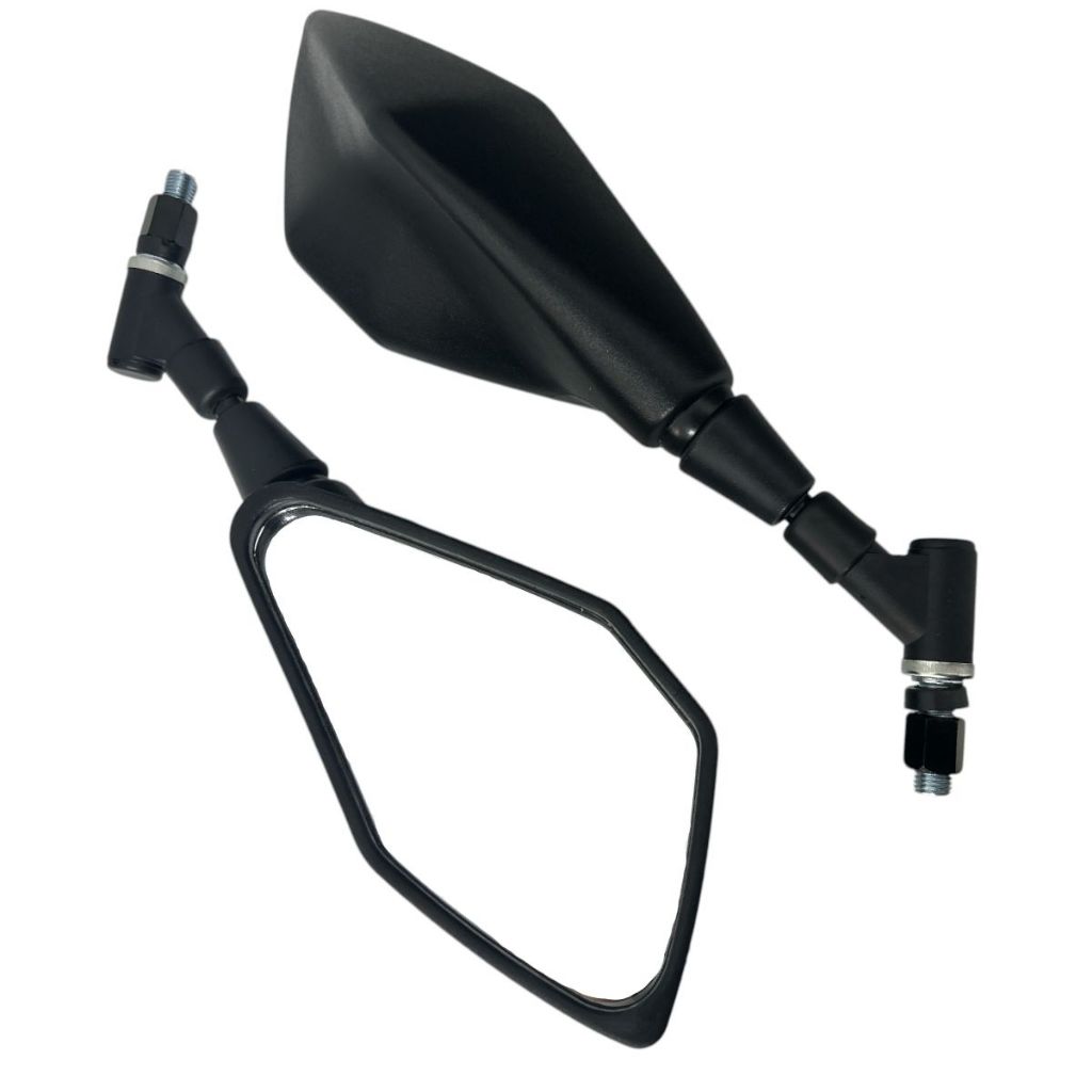 Retrovisor Modelo Z400 Articulado Giro 360° Haste Curta Rosca Honda