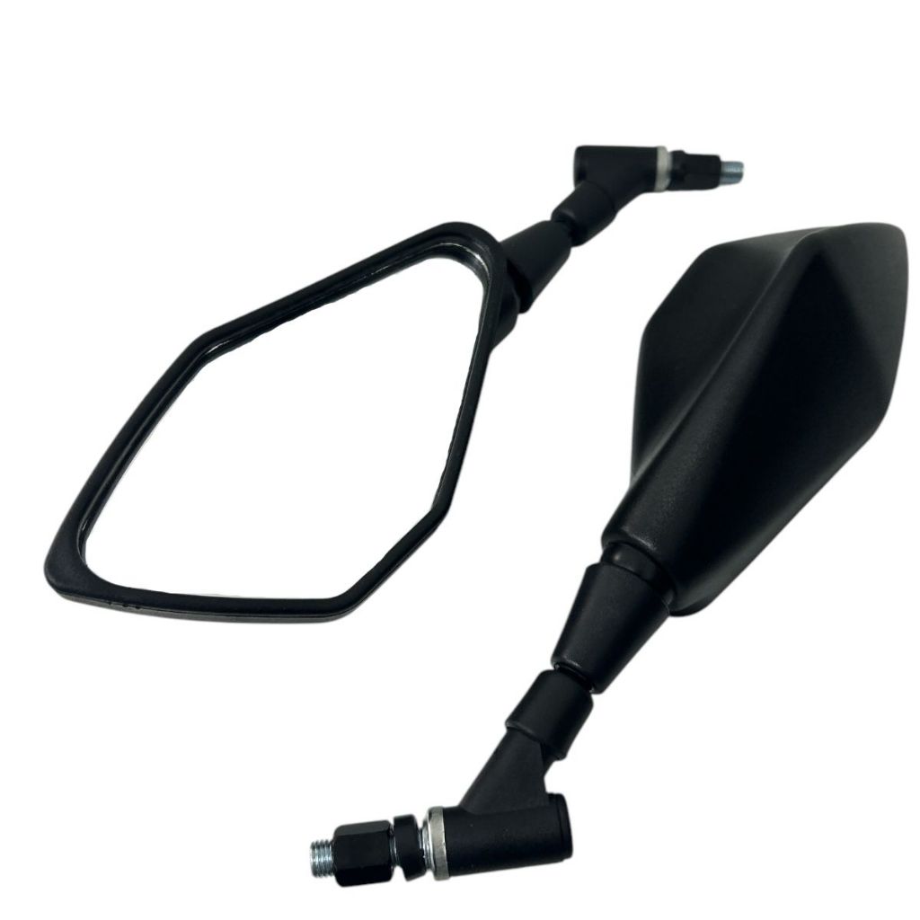 Retrovisor Modelo Z400 Articulado Giro 360° Haste Curta Rosca Honda