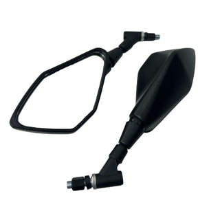 Retrovisor Modelo Z400 Articulado Giro 360° Haste Curta Rosca Honda