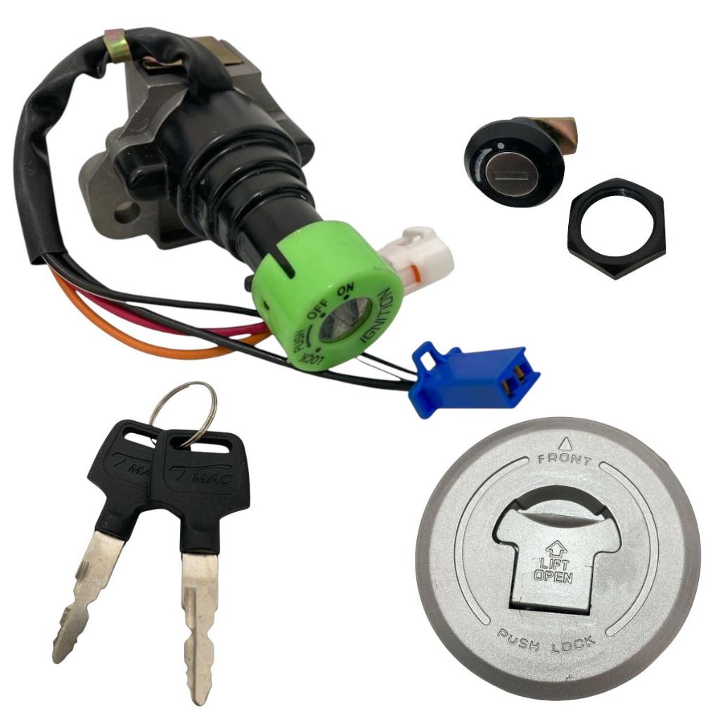 Conjunto De Trava Kit Ignição Dafra Apache 150 2010 Até 2015