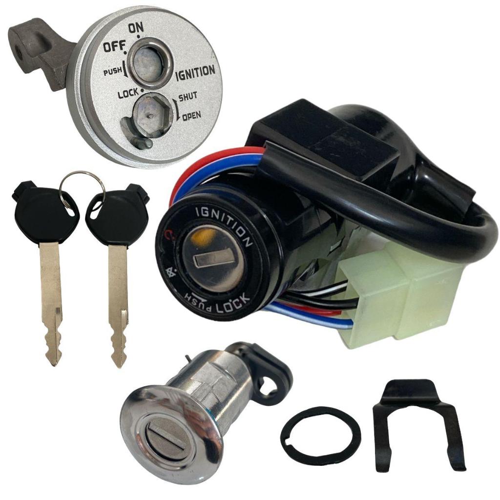 Conjunto Travas Chave De Ignição Biz 125 Es Ks 2009 Até 20015