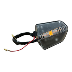 1x Par Pisca De Led Modelo Pop 110i 2016 Até 2024 Lente Cristal