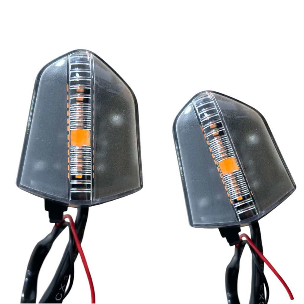 1x Par Pisca De Led Modelo Pop 110i 2016 Até 2024 Lente Cristal