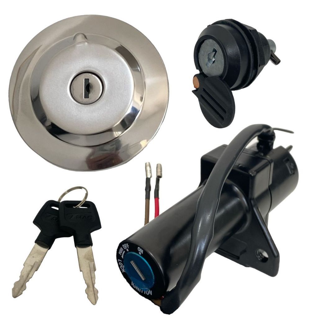 Kit Ignição Travas Yamaha Ybr 125 Factor 125 K/E 2009 Até 2013 Mod Original