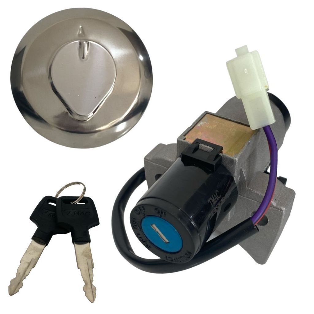 Kit Ignição Trava Contato Honda Cg 125 Fan Es/Ks 2014 Até 2015 Mod Original