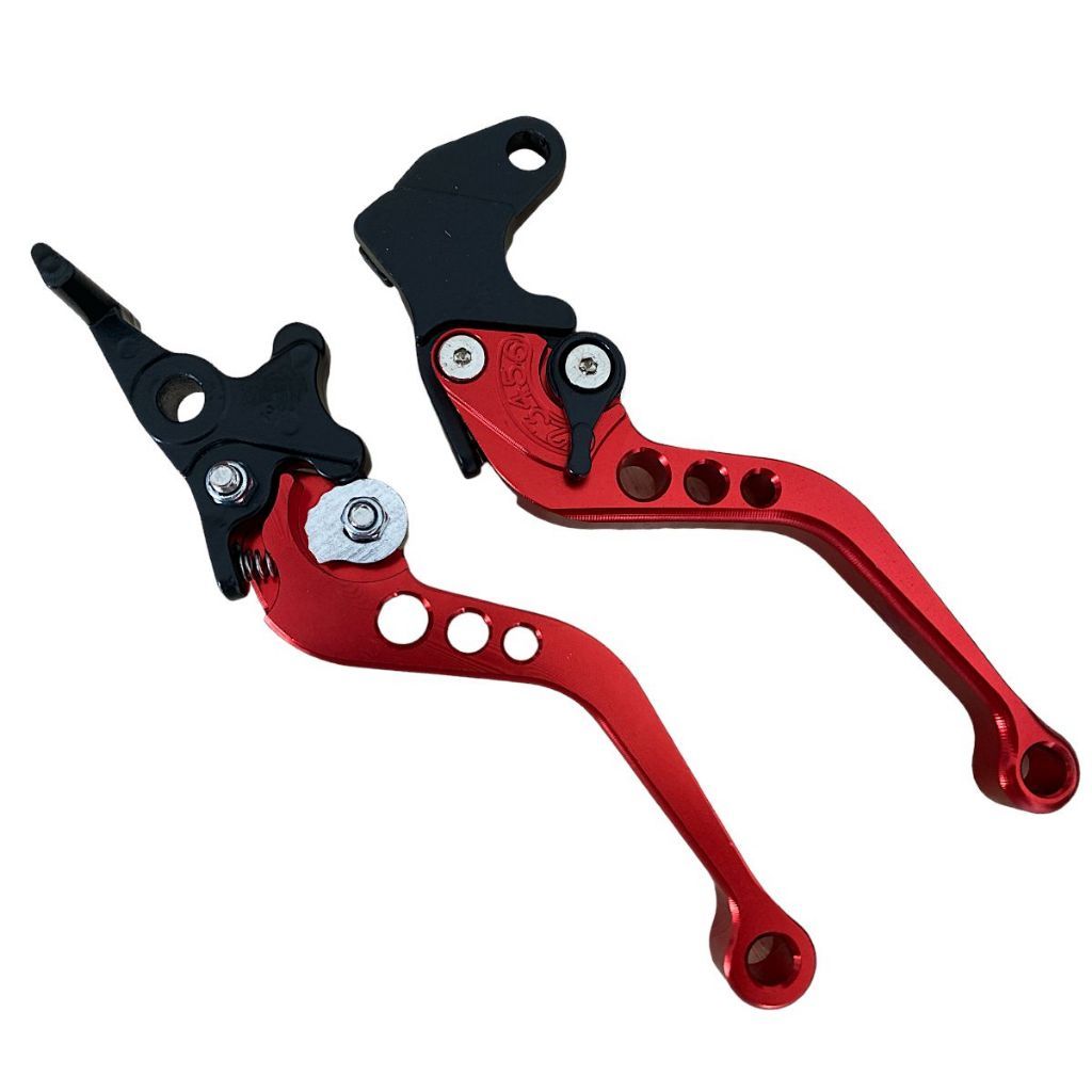 Manete Esportivo Vermelho Com Regulagem Fazer 150/250 Lander Tenere 250 ( NÃO SERVE ABS )