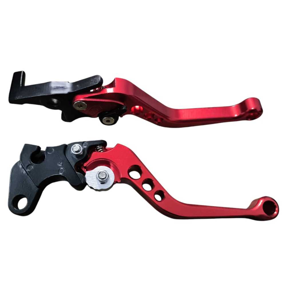 Manete Esportivo Vermelho Com Regulagem Fazer 150/250 Lander Tenere 250 ( NÃO SERVE ABS )