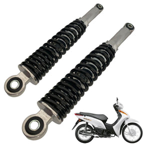Par De Amortecedor Traseiro Honda Jet 50 Biz 125 100 Pop 110 100 Modelo Original