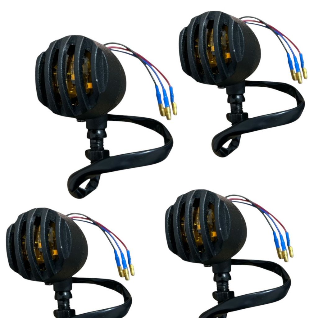 2x Pares De Pisca Modelo Custom Bullet Harley Today Suzuki Yes Universal