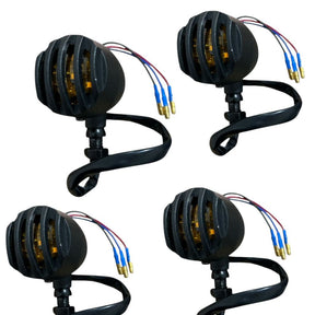 2x Pares De Pisca Modelo Custom Bullet Harley Today Suzuki Yes Universal