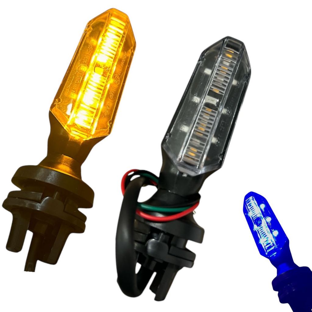 Par Pisca Sequencial Modelo Cb 250F Titan Fan 150/160 Start 160 Com Led Drl Azul