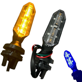 Par Pisca Sequencial Modelo Cb 250F Titan Fan 150/160 Start 160 Com Led Drl Azul