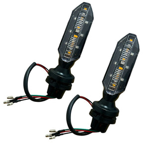 2x Pares Pisca Cb 250F Titan Fan 160 Sequencial Com Led Vermelho