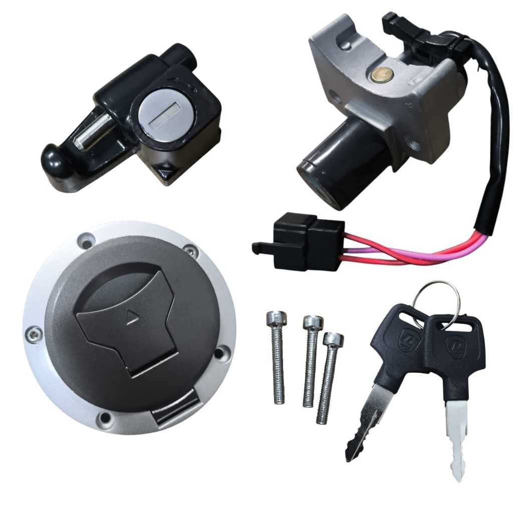 Kit Chave Ignição Completa Honda Cg 160 Fan Start Flex 2018 Até 2019 ( 3 Pcs )