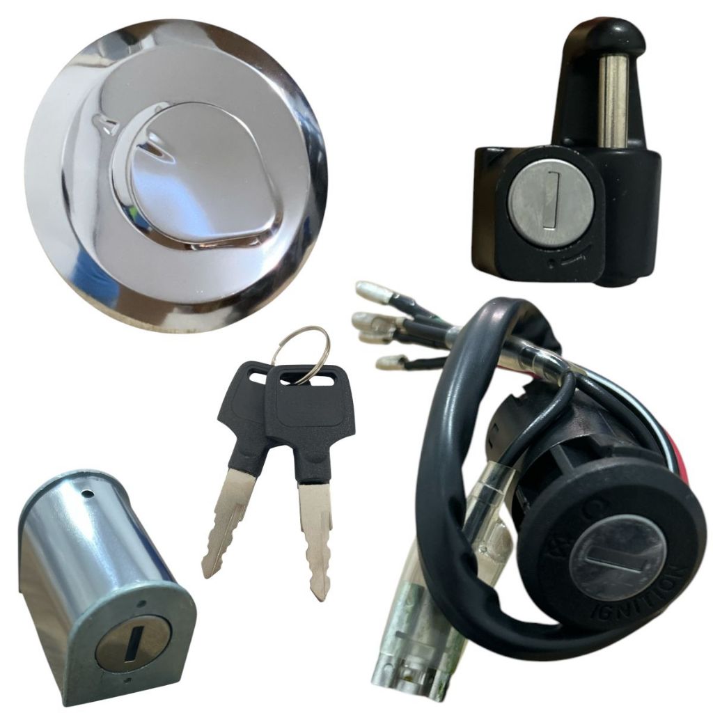 Kit Ignição Conjunto De Travas Honda Cg Titan 125 95 até 99 ( 4 peças )