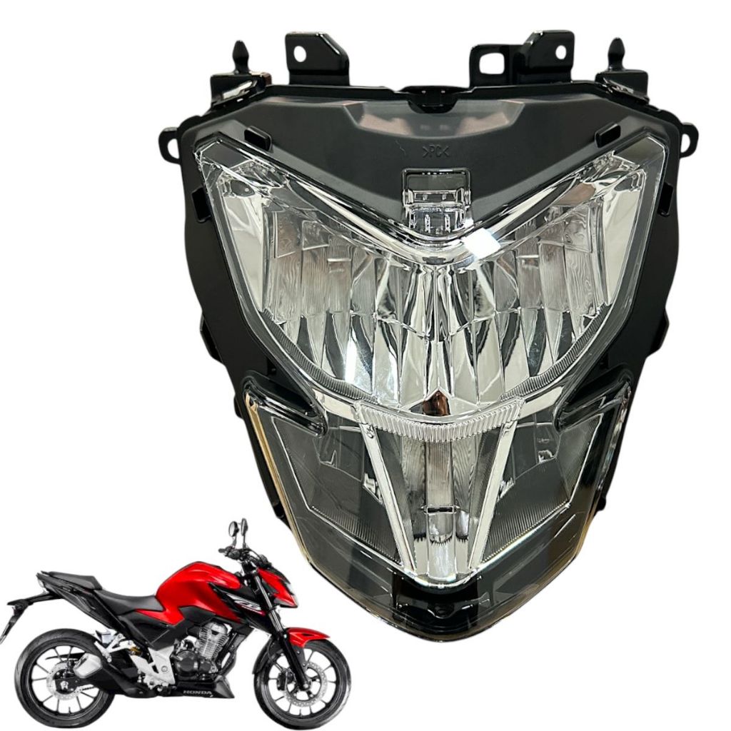 Frente Farol Completo Honda Cb 300F 2023 2024 Mod Original