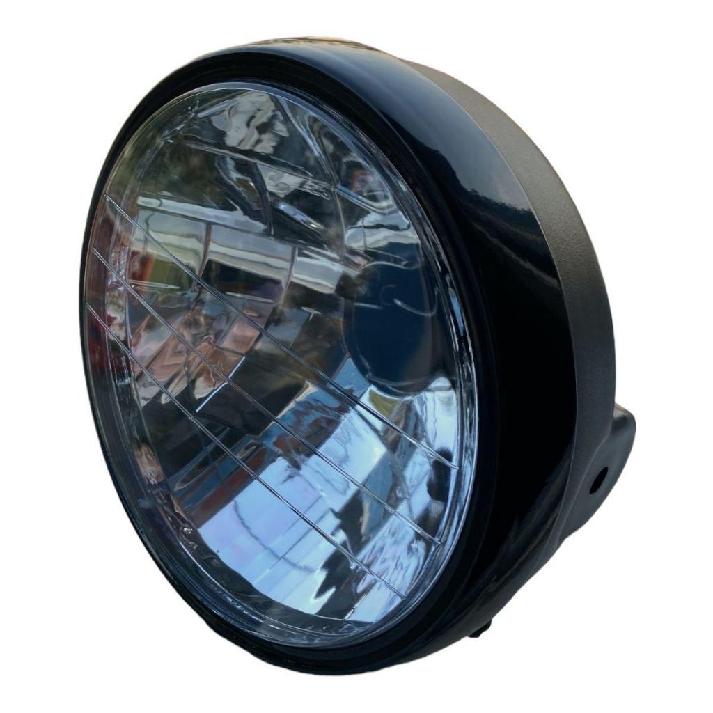 Farol Completo Yamaha Ybr 125 Factor K/E/ED 2009 2010 Até 2019 Aro Preto