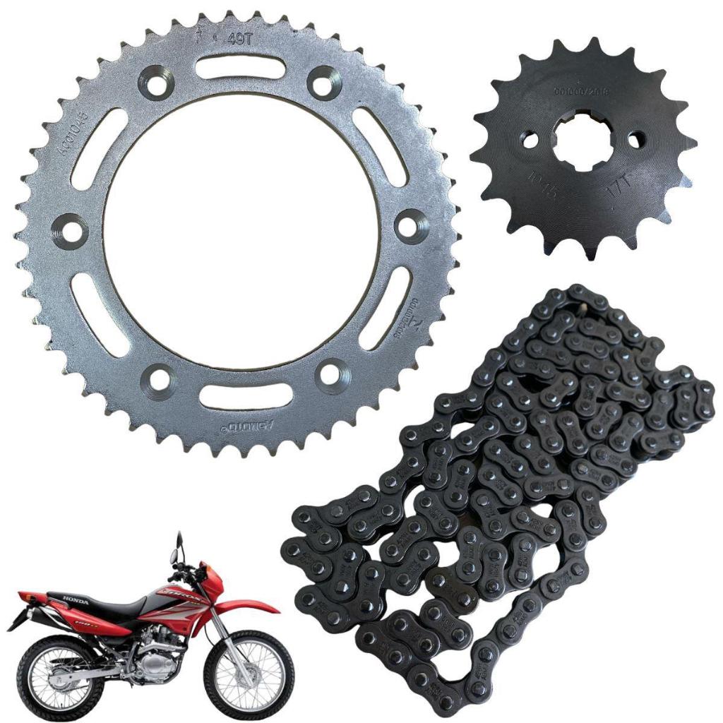 Kit Relação Tração Nxr Bros 125 2003 2004 2005 2006