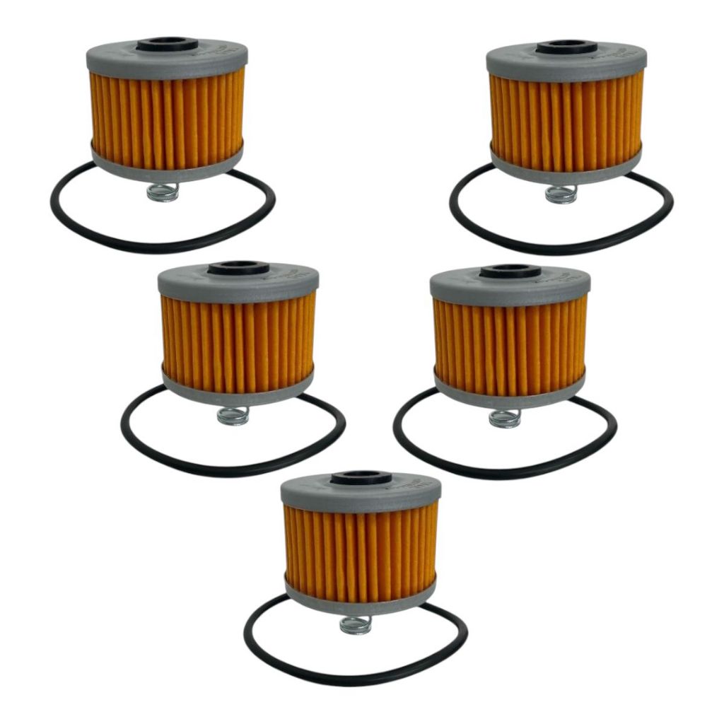 5x Filtro De Óleo Yamaha Fazer 150cc-todas/xtz 150 Crosser Factor (C/Anel Oring e Mola)